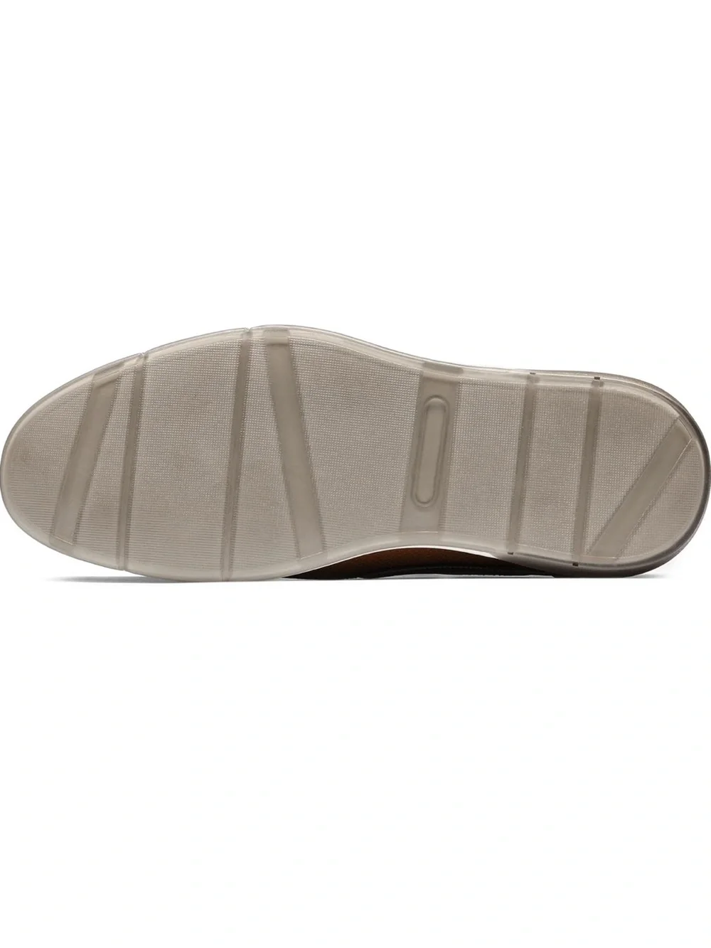 Men's Tan Leather Derby with Perforated Toe